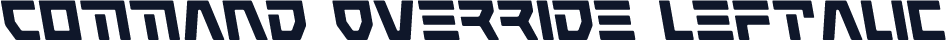 Command Override Leftalic