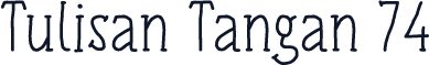 Tulisan Tangan 74