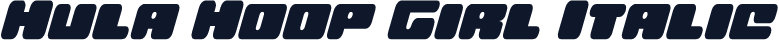 Hula Hoop Girl Italic