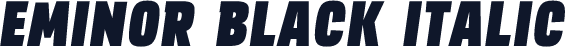 EMINOR Black Italic