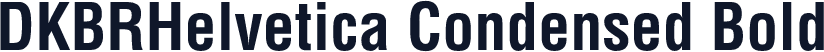 DKBRHelvetica Condensed Bold