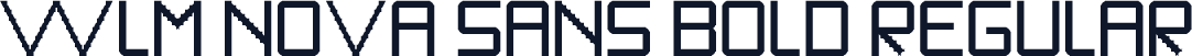 WLM Nova Sans Bold Regular