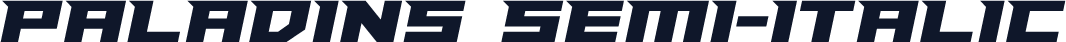 Paladins Semi-Italic