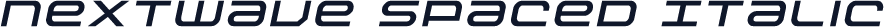 Nextwave Spaced Italic