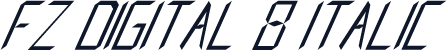 FZ DIGITAL 8 ITALIC
