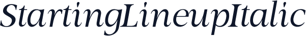 StartingLineupItalic