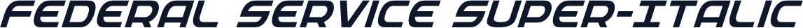 Federal Service Super-Italic