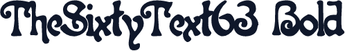TheSixtyText63 Bold