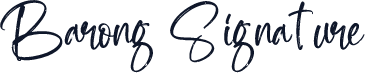 Barong Signature