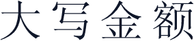 大写金额