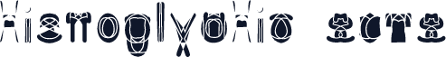 hieroglyphic sans