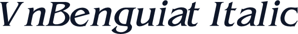 VnBenguiat Italic