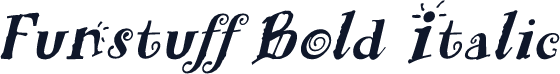 Funstuff Bold Italic