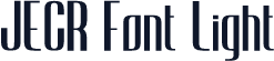 JECR Font Light