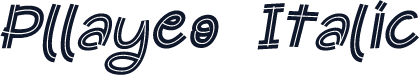 Pllayeo Italic