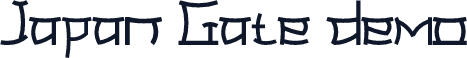 Japan Gate demo
