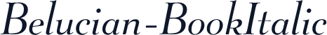 Belucian-BookItalic