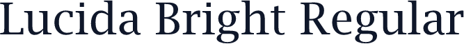 Lucida Bright Regular