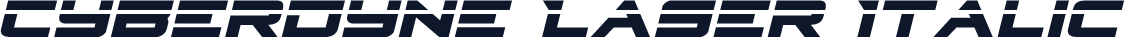 Cyberdyne Laser Italic