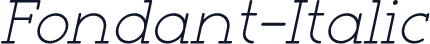 Fondant-Italic