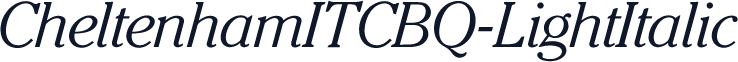 CheltenhamITCBQ-LightItalic