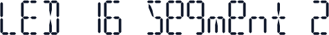 LED 16 Segment 2