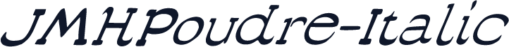 JMHPoudre-Italic