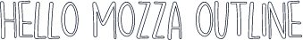 Hello Mozza Outline