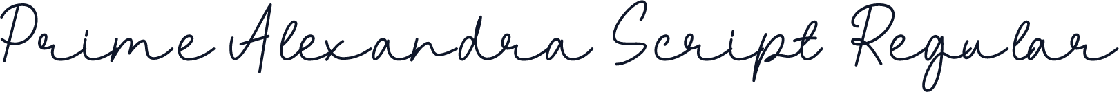 Prime Alexandra Script Regular