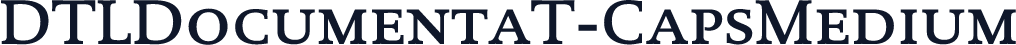 DTLDocumentaT-CapsMedium
