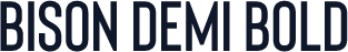 Bison Demi Bold