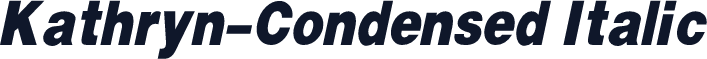 Kathryn-Condensed Italic