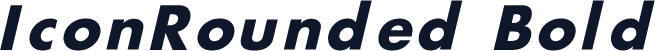 IconRounded Bold