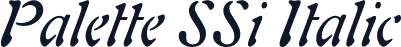 Palette SSi Italic