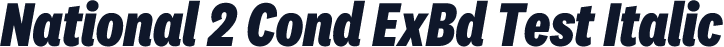 National 2 Cond ExBd Test Italic