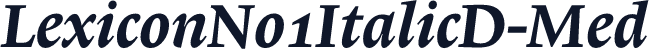 LexiconNo1ItalicD-Med