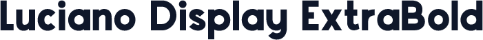 Luciano Display ExtraBold