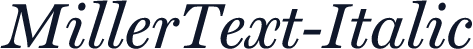 MillerText-Italic