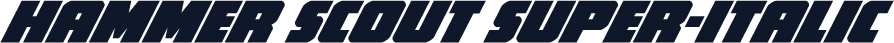 Hammer Scout Super-Italic