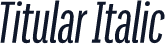 Titular Italic