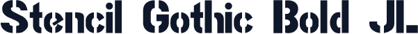 Stencil Gothic Bold JL