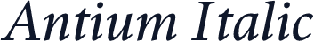 ☞Antium Italic