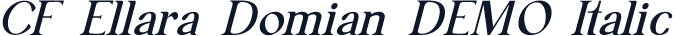 CF Ellara Domian DEMO Italic