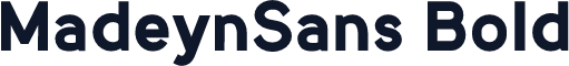 MadeynSans Bold