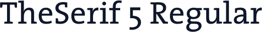 TheSerif 5 Regular