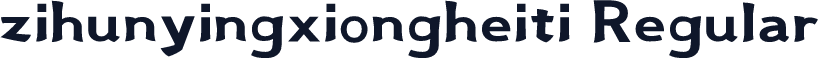zihunyingxiongheiti Regular