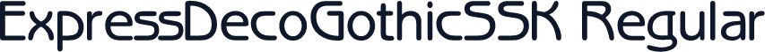 ExpressDecoGothicSSK Regular