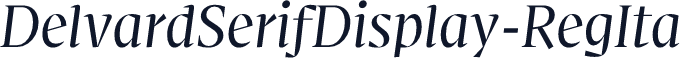 DelvardSerifDisplay-RegIta
