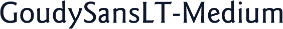 GoudySansLT-Medium