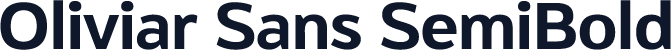 Oliviar Sans SemiBold